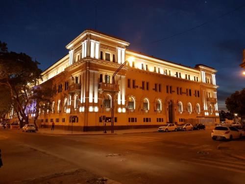 Iluminación fachada Palacio de Justicia